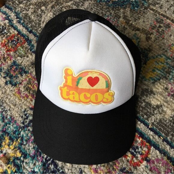 I Love Tacos Trucker Ball Cap - Picture 3 of 7